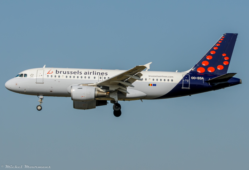OO-SSA -- Airbus A319 -- Brussels Airlines