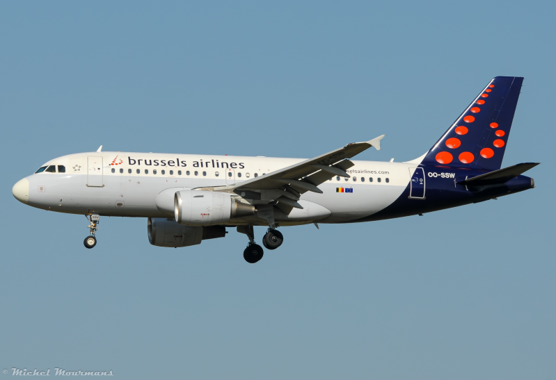 OO-SSW -- Airbus A319 -- Brussels Airlines