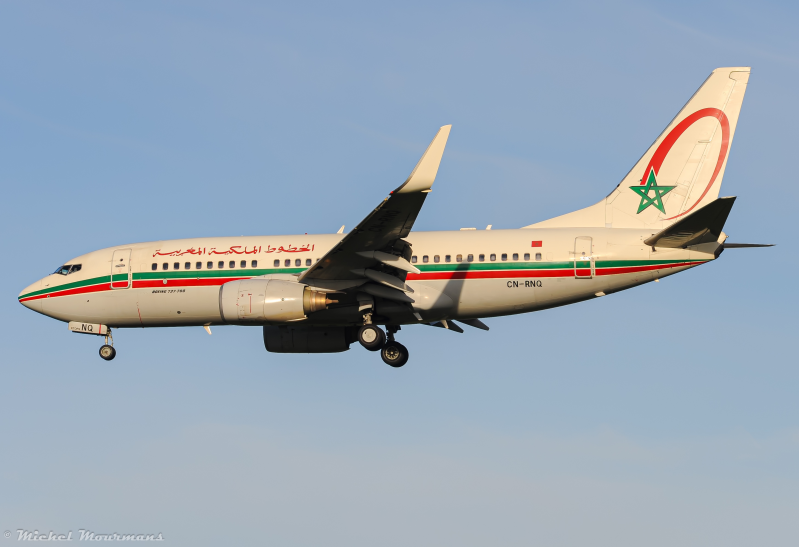 CN-RNQ -- Boeing 737-700 -- Royal Air Maroc