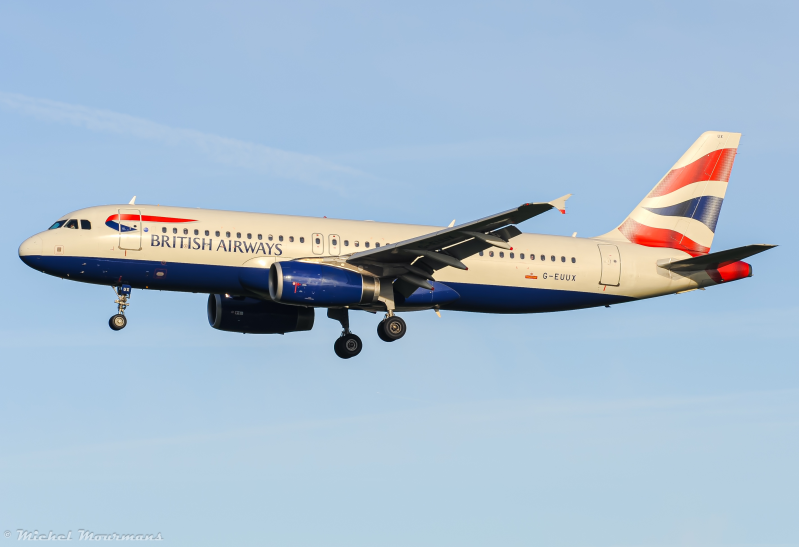 G-EUUX -- Airbus A320 -- British Airways