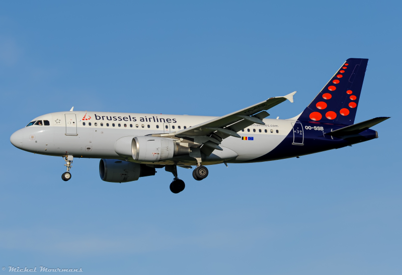 OO-SSB -- Airbus A319 -- Brussels Airlines