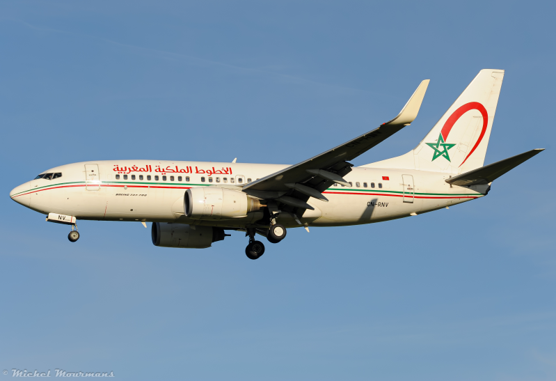 CN-RNV -- Boeing 737-700 -- Royal Air Maroc