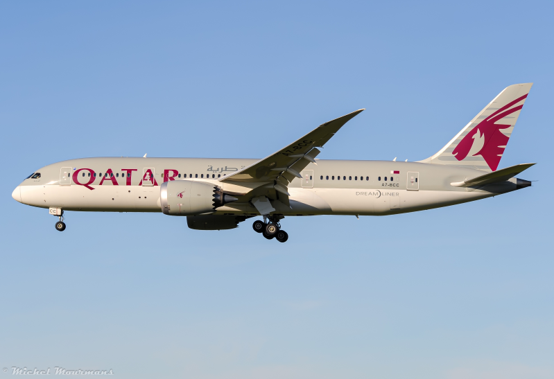 A7-BCC -- Boeing 787-8 -- Qatar Airways