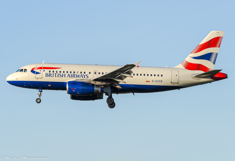 G-EUOB -- Airbus A319 -- British Airways