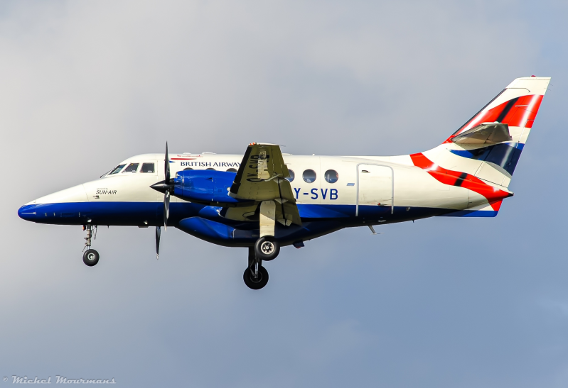 OY-SVB -- British Aerospace Jetstream 31 -- SUN-AIR of Scandinavia (British Airways)