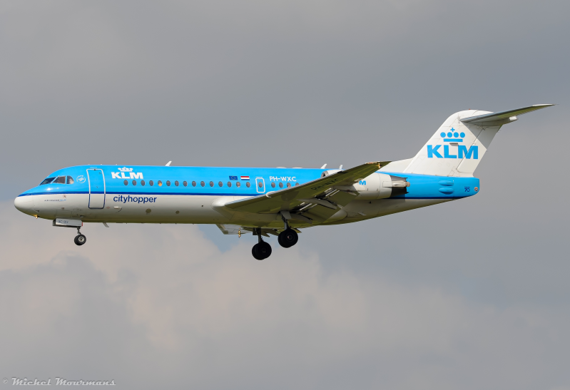 PH-WXC -- Fokker 70 -- KLM Cityhopper