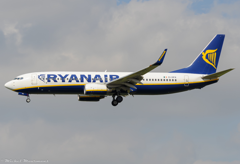 EI-DPX -- Boeing 737-800 -- Ryanair