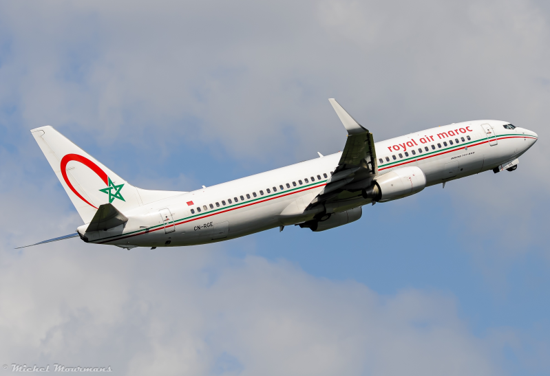 CN-RGE -- Boeing 737-800 -- Royal Air Maroc