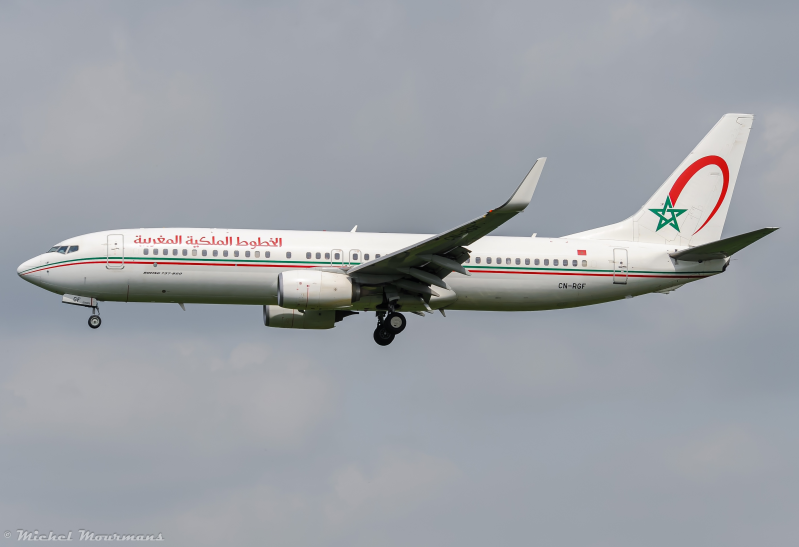 CN-RGF -- Boeing 737-800 -- Royal Air Maroc