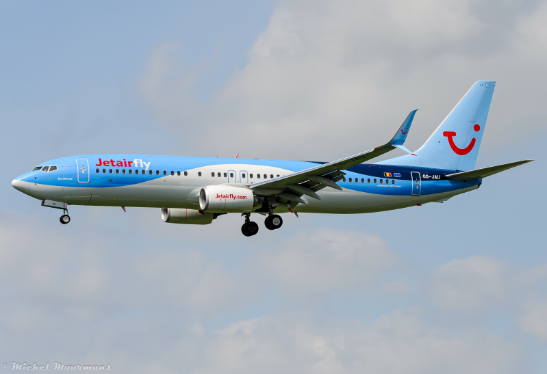 OO-JAU -- Boeing 737-800 -- Jetairfly
