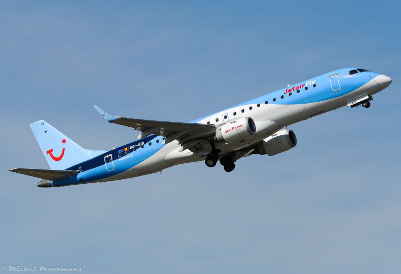 OO-JEB -- Embraer 190 -- Jetairfly