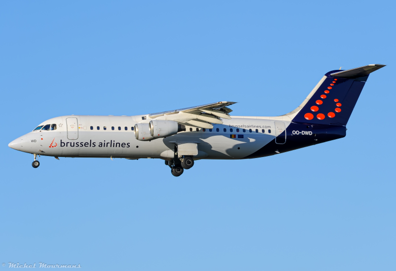OO-DWD -- Avro RJ100 -- Brussels Airlines