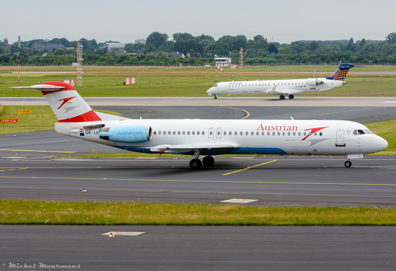 OE-LVL -- Fokker 100 -- Austrian Airlines