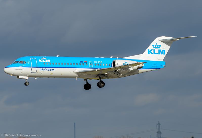 PH-KZB -- Fokker 70 -- KLM Cityhopper