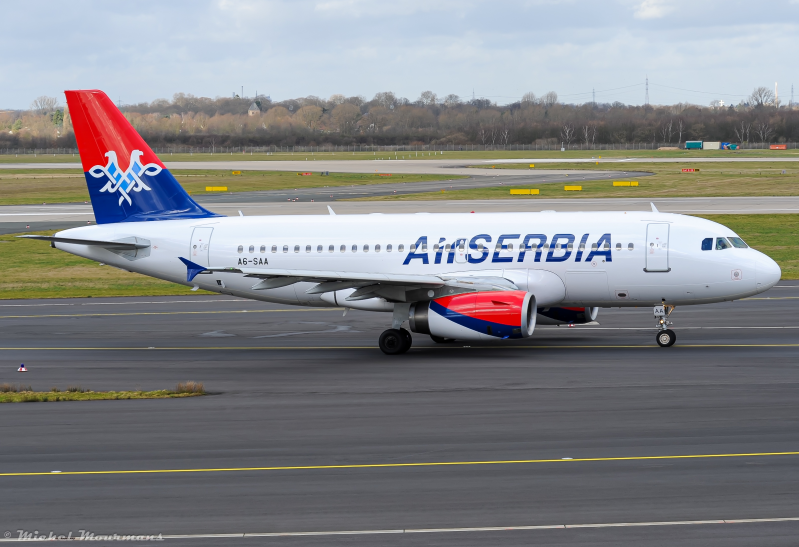 A6-SAA -- Airbus A319 -- Air Serbia