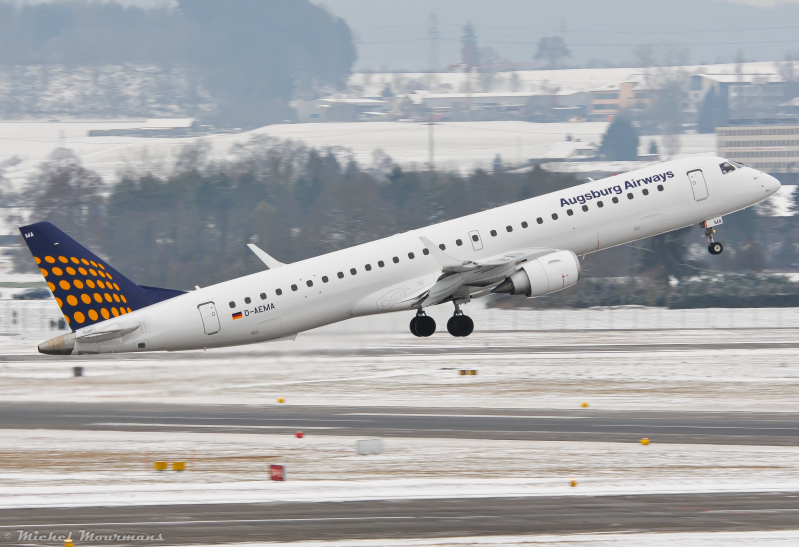 D-AEMA -- Embraer 195 -- Augsburg Airways (Lufthansa)