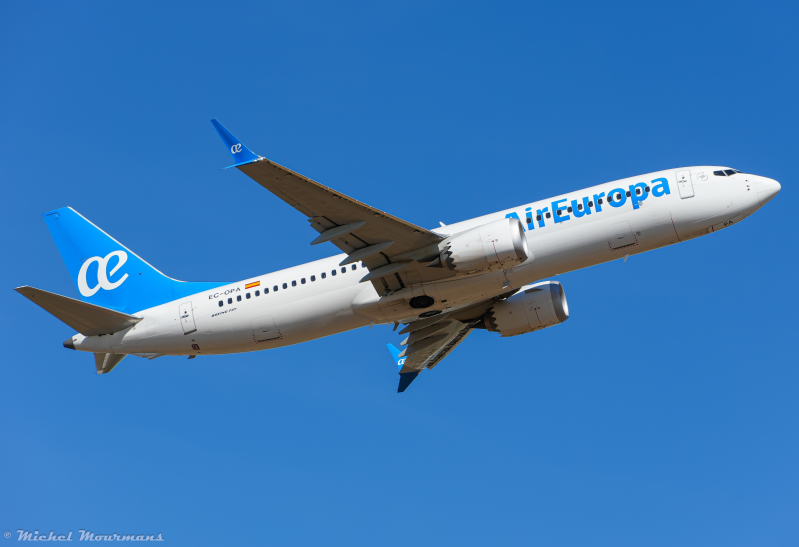 EC-OPA -- Boeing 737-8 MAX -- Air Europa