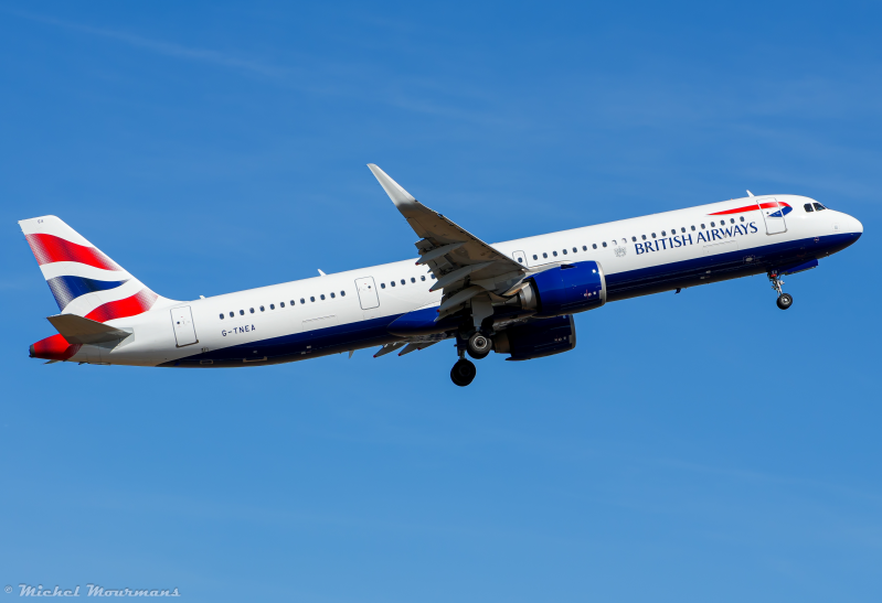G-TNEA -- Airbus A321neo -- British Airways