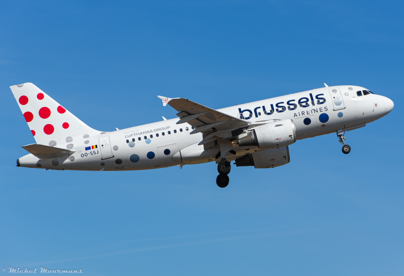 OO-SSJ -- Airbus A319 -- Brussels Airlines