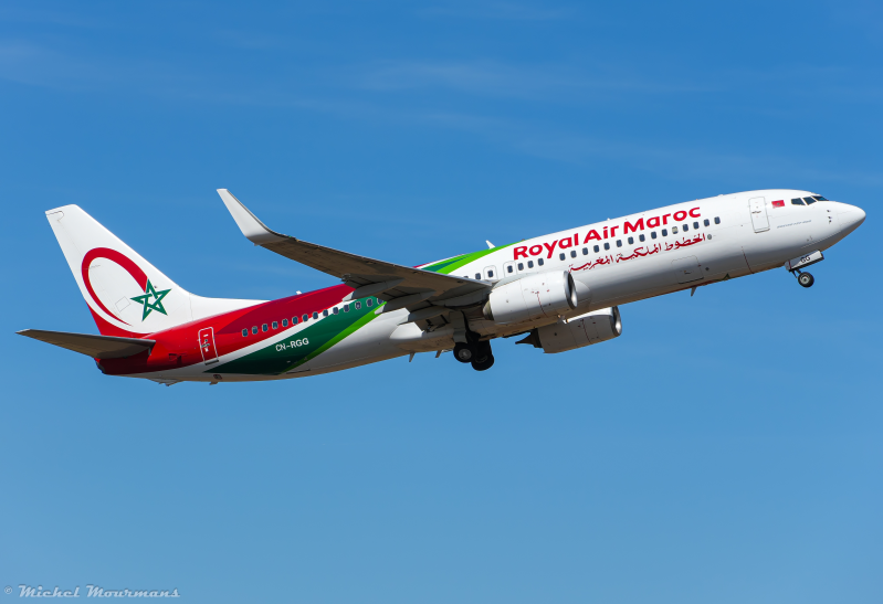 CN-RGG -- Boeing 737-800 -- Royal Air Maroc