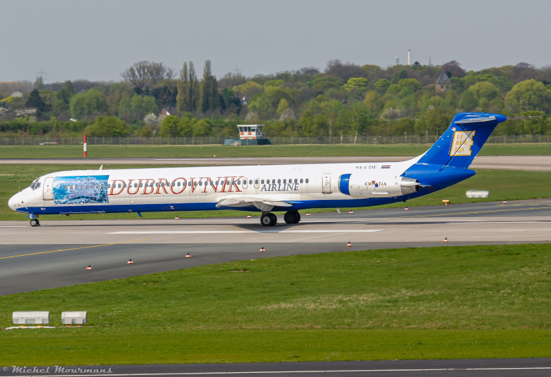 9A-CDE -- McDonnell Douglas MD-82 -- Dubrovnik Airline