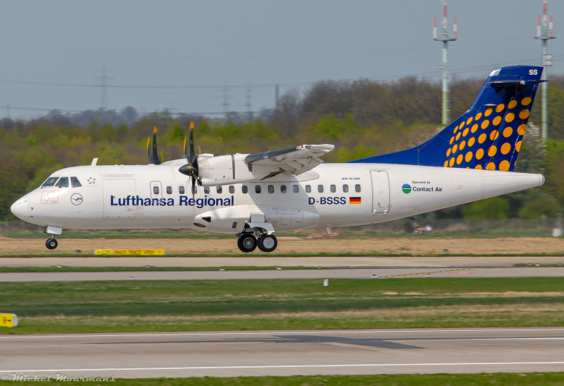 D-BSSS -- ATR 42-500 -- Contact Air (Lufthansa)
