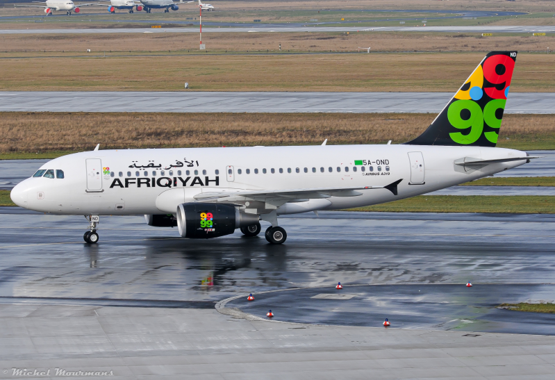 5A-OND -- Airbus A319 -- Afriqiyah Airways