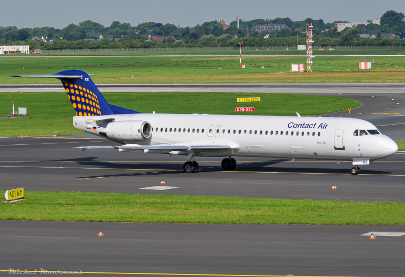 D-AFKE -- Fokker 100 -- Contact Air (Lufthansa)