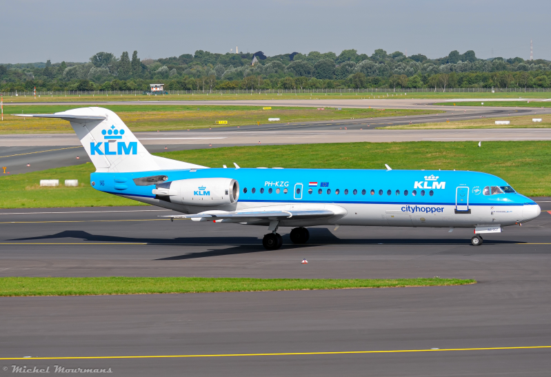 PH-KZG -- Fokker 70 -- KLM Cityhopper