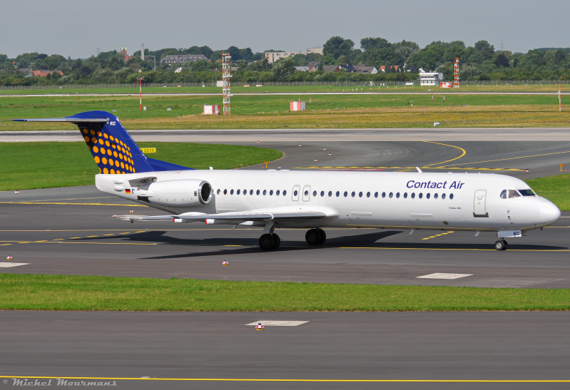 D-AFKC -- Fokker 100 -- Contact Air (Lufthansa)