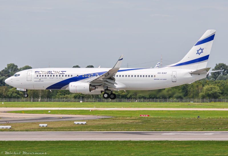 4X-EKF -- Boeing 737-800 -- El Al