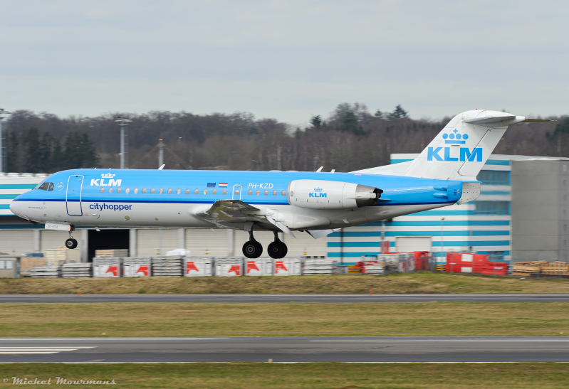 PH-KZD -- Fokker 70 -- KLM Cityhopper