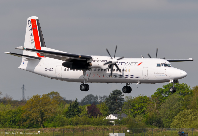 OO-VLZ -- Fokker 50 -- Cityjet
