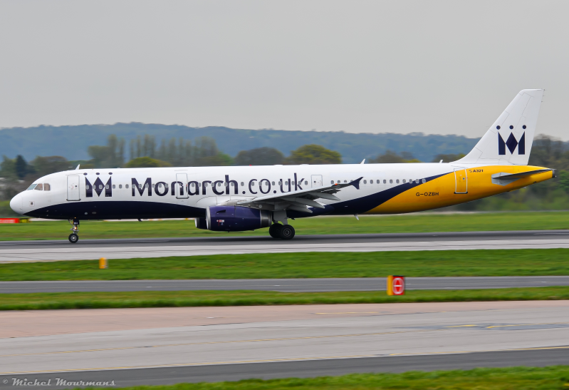 G-OZBH -- Airbus A321 -- Monarch Airlines