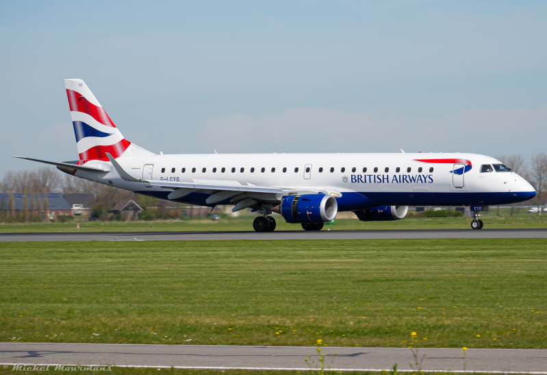 G-LCYO -- Embraer 190 -- British Airways