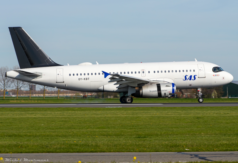 OY-KBT -- Airbus A319 -- Scandinavian Airlines