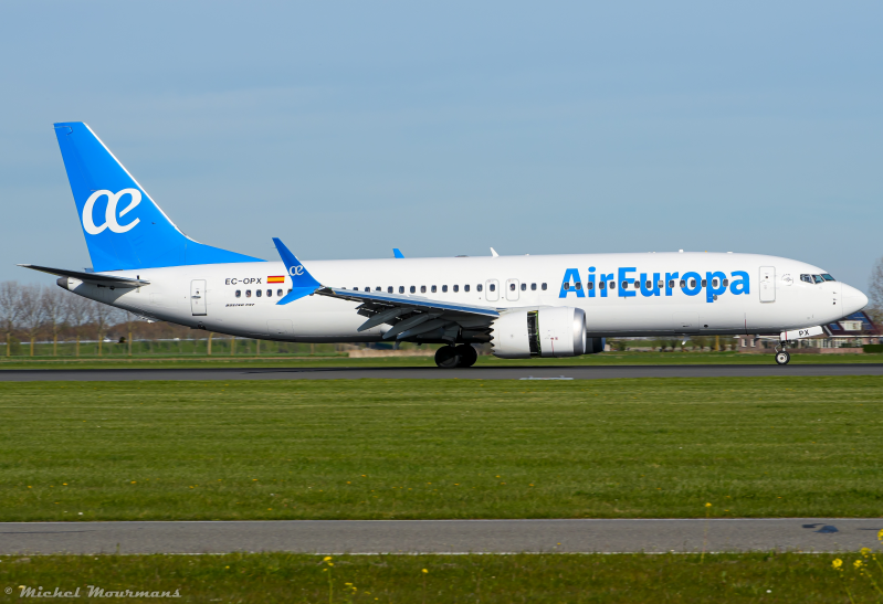 EC-OPX -- Boeing 737-8 MAX -- Air Europa
