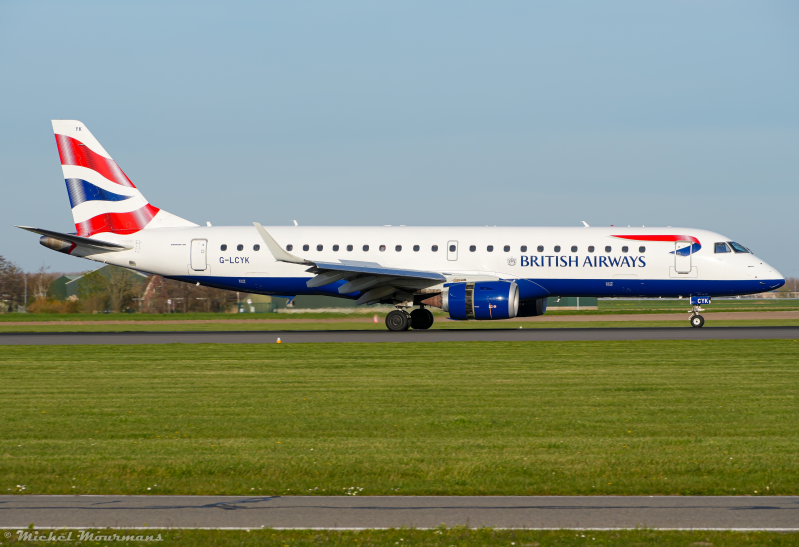 G-LCYK -- Embraer 190 -- British Airways