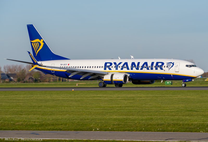 9H-QCO -- Boeing 737-800 -- Ryanair