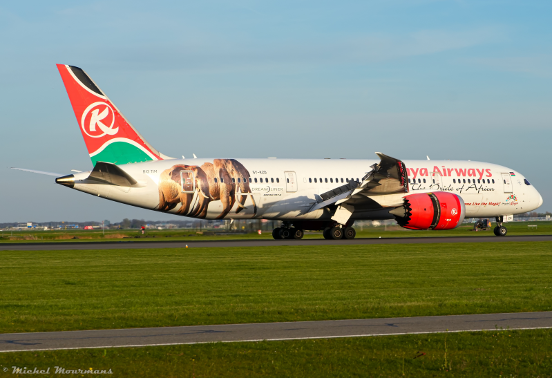 5Y-KZD -- Boeing 787-8 -- Kenya Airways