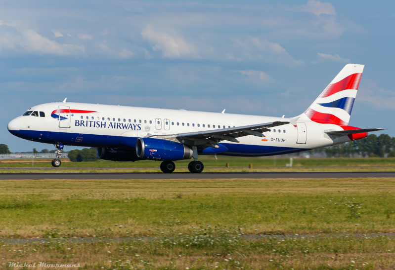 G-EUUP -- Airbus A320 -- British Airways