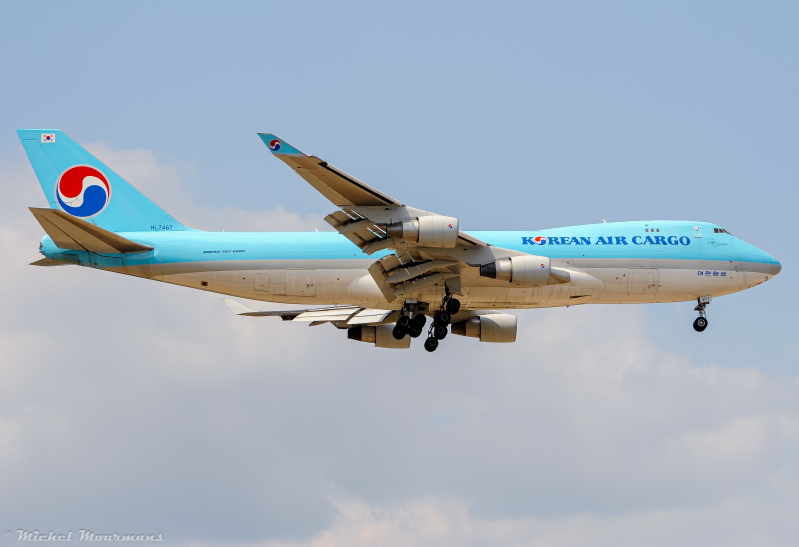 HL7467 -- Boeing 747-400F -- Korean Air Cargo