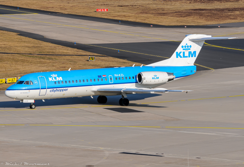 PH-KZL -- Fokker 70 -- KLM Cityhopper