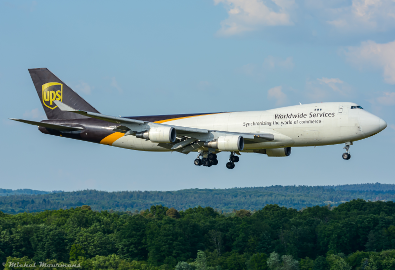 N581UP -- Boeing 747-400F -- UPS