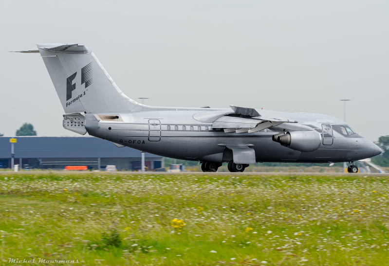 G-OFOA -- British Aerospace 146-100 -- Formula One Management