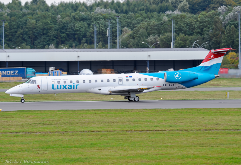 LX-LGY -- Embraer ERJ-145 -- Luxair