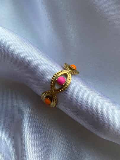 Pink-Orange ring