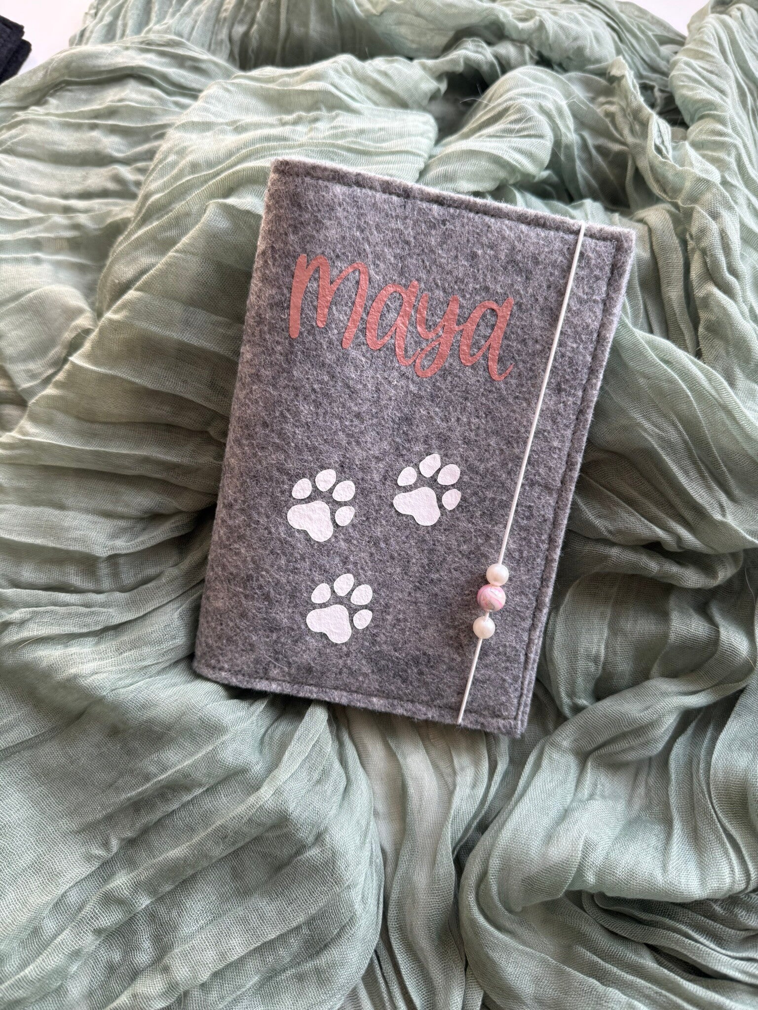 Filzhülle Hund Motiv MAYA