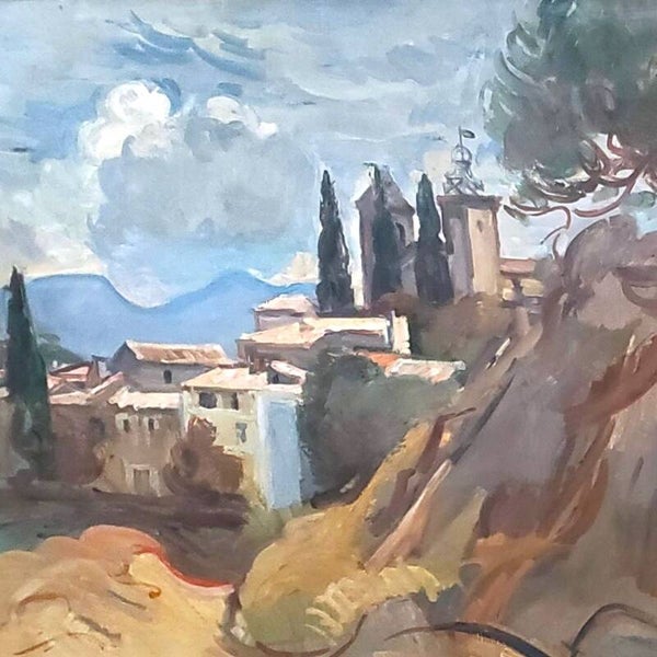 Vue de Gordes - André PLANSON - 81x65cm