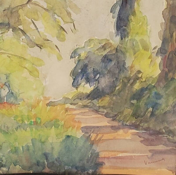Le Chemin - Vaumousse - 21x26cm